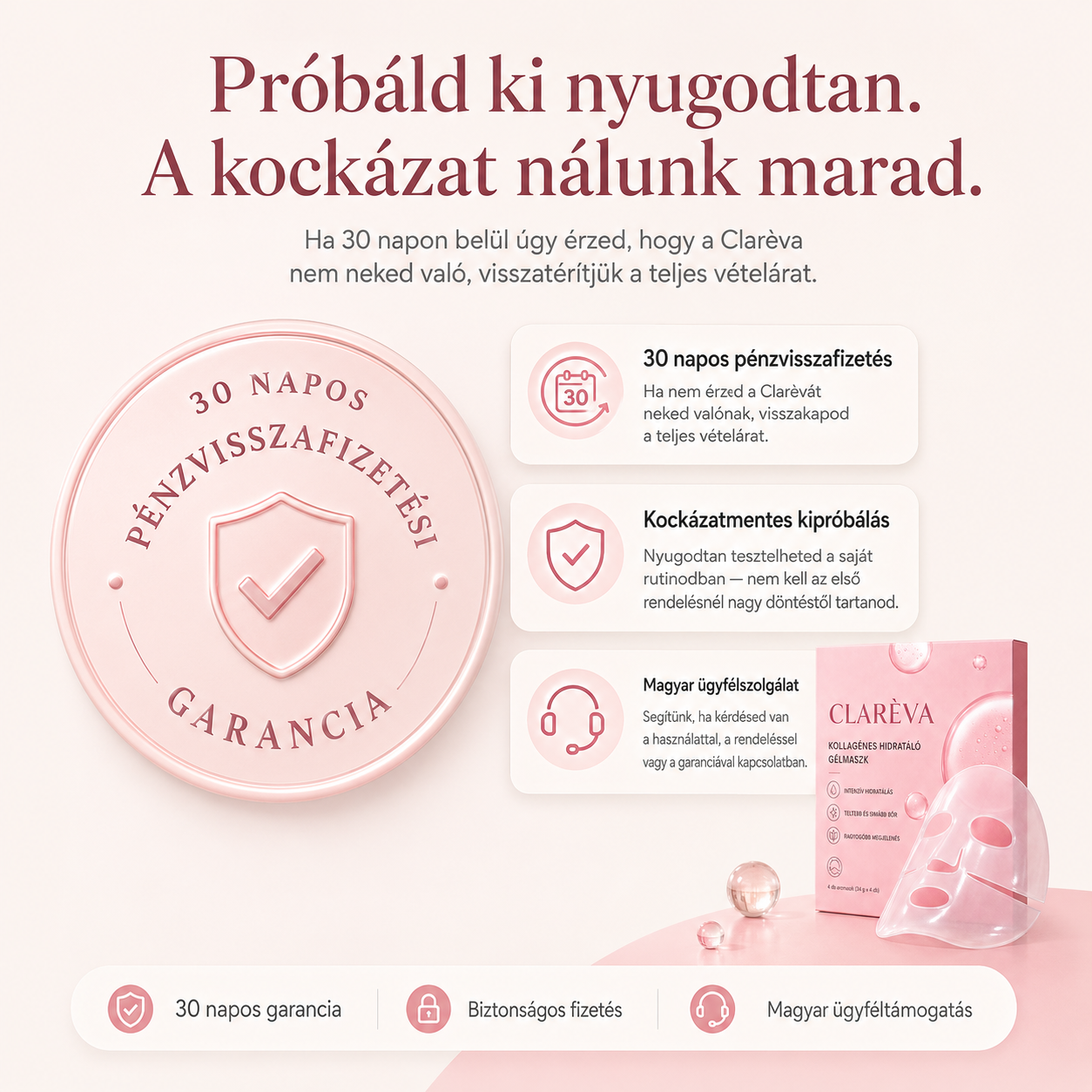 Kollagén Hidratáló Gélmaszk